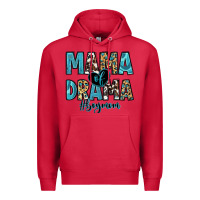 Cardinal mama of drama boy mom Premium Hoodie - Zillion Design Studio