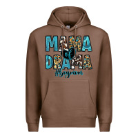Chestnut mama of drama boy mom Premium Hoodie - Zillion Design Studio