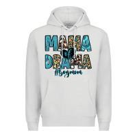Dove Grey mama of drama boy mom Premium Hoodie - Zillion Design Studio