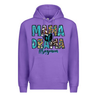 Purple mama of drama boy mom Premium Hoodie - Zillion Design Studio