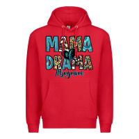 Red mama of drama boy mom Premium Hoodie - Zillion Design Studio