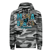 Slate Camo mama of drama boy mom Premium Hoodie - Zillion Design Studio