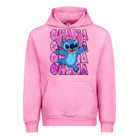 Fuchsia Pink ohana stitch Urban Hoodie - Zillion Design Studio