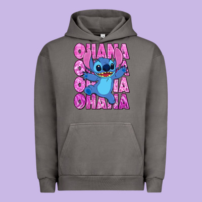 Ohana Stitch Urban Hoodie Designed By Zillion Design Studio