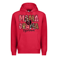 Cardinal mama of drama girl mom Premium Hoodie - Zillion Design Studio