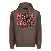 Coffee mama of drama girl mom Premium Hoodie - Zillion Design Studio