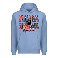 Colony Blue mama of drama girl mom Premium Hoodie - Zillion Design Studio