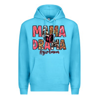 Mama Of Drama Girl Mom Premium Hoodie | Teevron