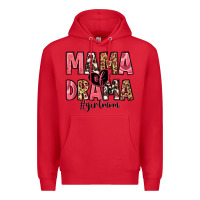 Red mama of drama girl mom Premium Hoodie - Zillion Design Studio