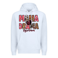 White mama of drama girl mom Premium Hoodie - Zillion Design Studio
