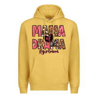 Antique Gold mama of drama girl mom Premium Hoodie - Zillion Design Studio