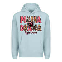 Blue Mist mama of drama girl mom Premium Hoodie - Zillion Design Studio