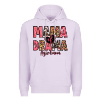 Lilac mama of drama girl mom Premium Hoodie - Zillion Design Studio