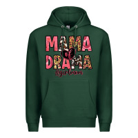 Sports Green mama of drama girl mom Premium Hoodie - Zillion Design Studio