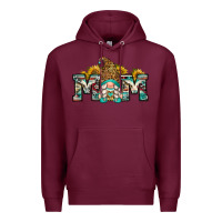 Burgundy mom gnome Premium Hoodie - Zillion Design Studio