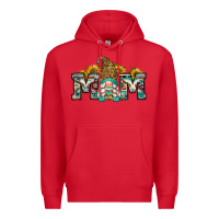 Red mom gnome Premium Hoodie - Zillion Design Studio