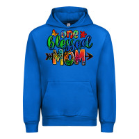 Cobalt one blessed mom autism Urban Hoodie - Zillion Design Studio