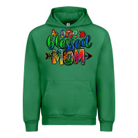 Emerald one blessed mom autism Urban Hoodie - Zillion Design Studio