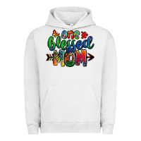Pigment Lunar Rock one blessed mom autism Urban Hoodie - Zillion Design Studio
