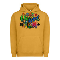 Pigment Peanut Butter one blessed mom autism Urban Hoodie - Zillion Design Studio