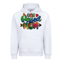 White one blessed mom autism Urban Hoodie - Zillion Design Studio