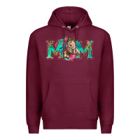 Burgundy mom horse Premium Hoodie - Zillion Design Studio