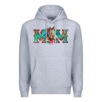 Heather Grey mom horse Premium Hoodie - Zillion Design Studio