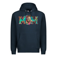 Navy mom horse Premium Hoodie - Zillion Design Studio