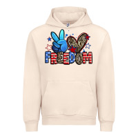 Sandshell peace love freedom Urban Hoodie - Zillion Design Studio