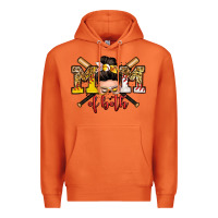 Carrot mom of both baseball and softball messy bun Premium Hoodie - Zillion Design Studio
