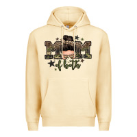 Pina Colada mom of both boys messy bun Premium Hoodie - Zillion Design Studio