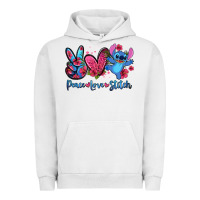 Pigment Lunar Rock peace love stitch Urban Hoodie - Zillion Design Studio