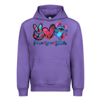 Tulip peace love stitch Urban Hoodie - Zillion Design Studio