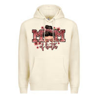 Sandshell mom of both messy bun Premium Hoodie - Zillion Design Studio
