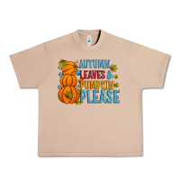 Burro Autumn leaves and pumpkin please Urban Heavy Tee - Artiststas