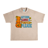 French Oak Autumn leaves and pumpkin please Urban Heavy Tee - Artiststas