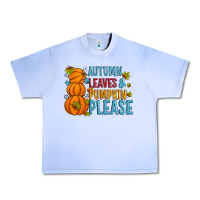 Grape Ice Autumn leaves and pumpkin please Urban Heavy Tee - Artiststas