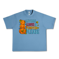 Pebble Blue Autumn leaves and pumpkin please Urban Heavy Tee - Artiststas