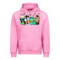 Fuchsia Pink photography coffee cups Urban Hoodie - Zillion Design Studio