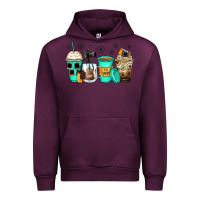 Mauve Wine photography coffee cups Urban Hoodie - Zillion Design Studio