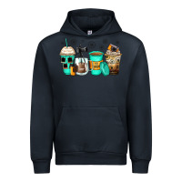 Navy photography coffee cups Urban Hoodie - Zillion Design Studio