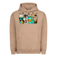 Pigment Burro photography coffee cups Urban Hoodie - Zillion Design Studio