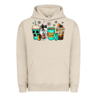 Pigment French Oak photography coffee cups Urban Hoodie - Zillion Design Studio