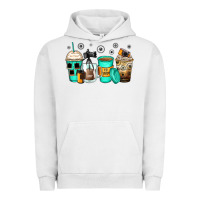 Pigment Lunar Rock photography coffee cups Urban Hoodie - Zillion Design Studio