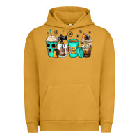Pigment Peanut Butter photography coffee cups Urban Hoodie - Zillion Design Studio