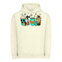 Pigment Pistachio photography coffee cups Urban Hoodie - Zillion Design Studio