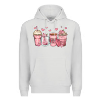Dove Grey mother's day floral coffee cups Premium Hoodie - Zillion Design Studio