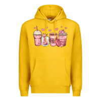 Lemon mother's day floral coffee cups Premium Hoodie - Zillion Design Studio