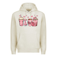 Oatmeal Heather mother's day floral coffee cups Premium Hoodie - Zillion Design Studio