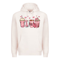 Pale Pink mother's day floral coffee cups Premium Hoodie - Zillion Design Studio
